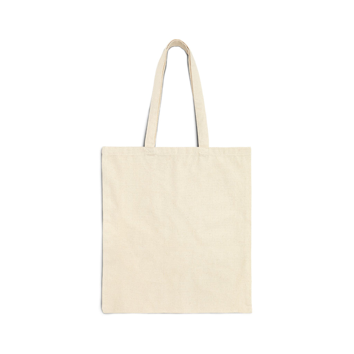 Christmas Santa & Ornaments Tote Bag — Cute Holiday Canvas Shopping Tote